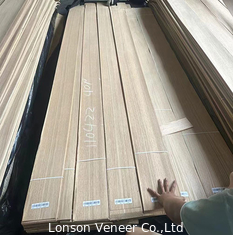 0.50mm Veneer de madera de roble blanco panel de corte de cuarto americano grado Aaa