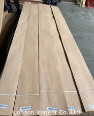 Cuarto recto de roble rojo panel de chapa natural de 0,5 mm de espesor AAAGrade