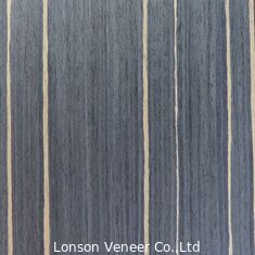 Ebony Reconstituted Wood Veneer 233-1S los 250x64cm sin el papel del paño grueso y suave