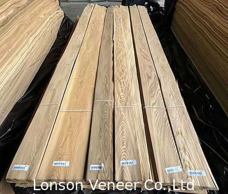 Coronado de grano de olmo Veneer de madera espesor natural de 0,50 mm
