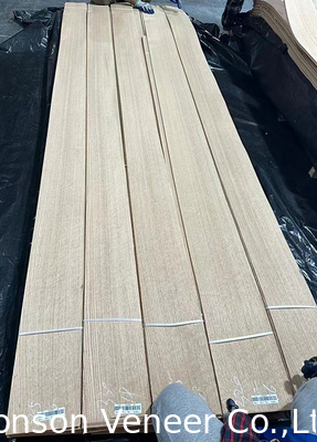 Cuarto corte de revestimiento de roble rojo americano Panel de puerta de grado AAA espesor 0.50