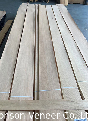 Largo 250 cm Veneer de madera de roble rojo 12 cm Ancho AA Grado espesor 0,5 mm