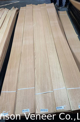 Largo 250 cm Veneer de madera de roble rojo 12 cm Ancho AA Grado espesor 0,5 mm