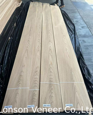 Veneer de madera de roble blanco estadounidense, corte de corona de 0,50 mm, panel AA