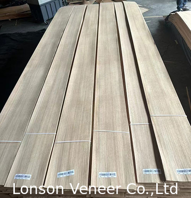 Veneer de madera de roble blanco americano, 0,50 mm de grosor, 100.000 metros cuadrados de inventario