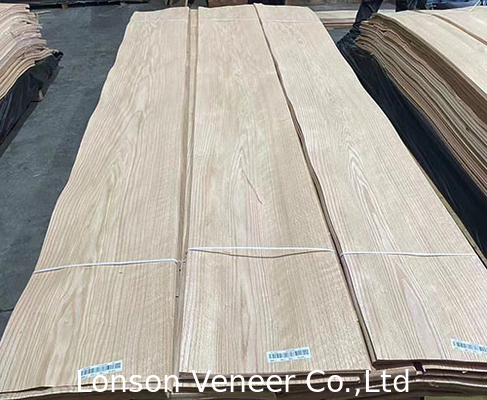 Veneer de madera de roble rojo, espesor 0,5 mm, puerta, panel de muebles grado AA