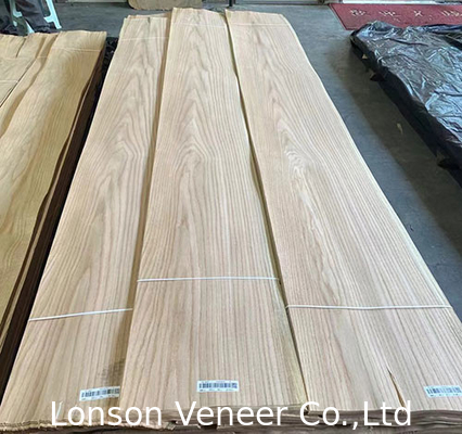 Veneer de madera de roble rojo, espesor 0,5 mm, puerta, panel de muebles grado AA