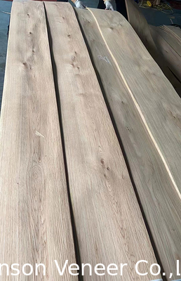 espesor 0,6 - 3,0 mm carilla de madera de roble blanco nudosa para muebles y suelos
