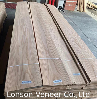 Coronado panel de carilla de roble rojo de 0,5 mm carilla de madera puerta de muebles AA
