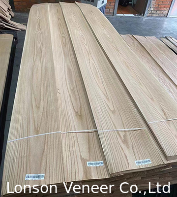 Coronado panel de carilla de roble rojo de 0,5 mm carilla de madera puerta de muebles AA