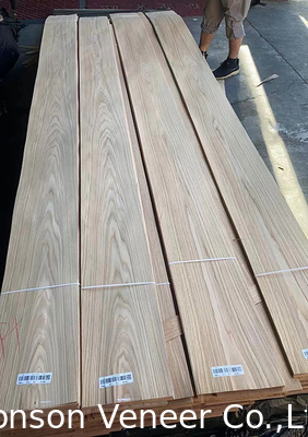 0.50mm Veneer de madera de roble blanco con corte de corona estadounidense Panel AAAGrade