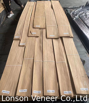 0.45 mm Veneer de madera de roble blanco para puertas de grado AA longitud 120-220cm