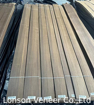 0.4 mm Veneer de madera de roble europeo ahumado 250 cm de longitud para muebles