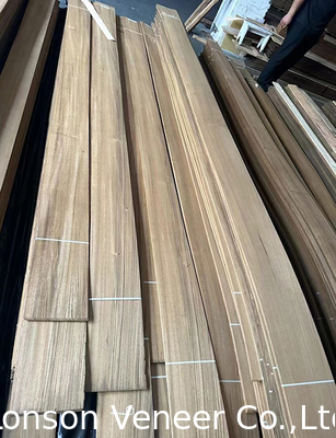 0.40MM Cuarta Corte de madera de teca para muebles de tablas de lujo