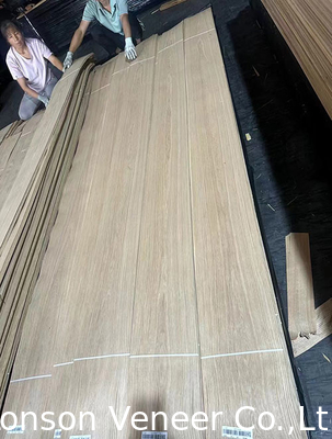 Panel de corte de corona de madera de roble blanco de Lonson Grado A espesor 2 mm