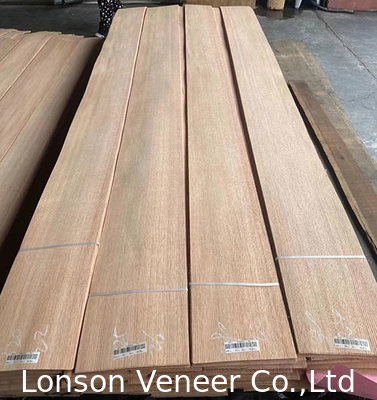 Cuarto corte de carilla de roble rojo espesor 0,45 mm panel de carilla de madera grado AAA