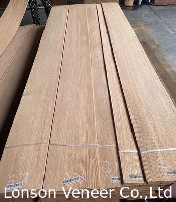 Cuarto corte de carilla de roble rojo espesor 0,45 mm panel de carilla de madera grado AAA