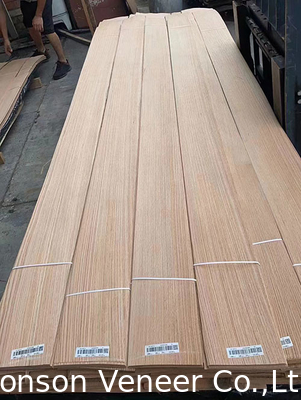 Cuarto Corte de Carpintería de Roble Rojo Grado AAA espesor de muebles 0,5 mm
