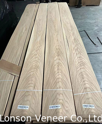 0.5 mm de espesor A grado Blanco carpintería de madera de roble para muebles de puerta