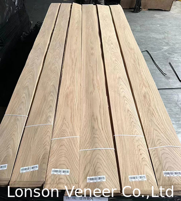 0.5 mm de espesor A grado Blanco carpintería de madera de roble para muebles de puerta
