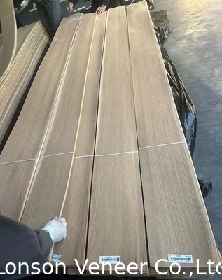 Carpintería de madera natural de calidad AA de roble europeo espesor 0,5 mm ≥ 245 cm longitud